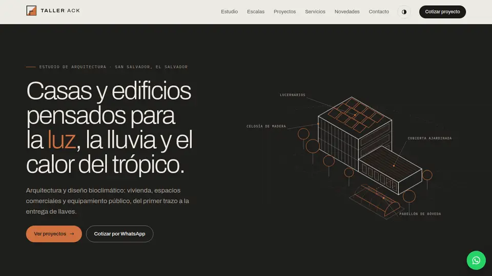 Website for Taller Ack